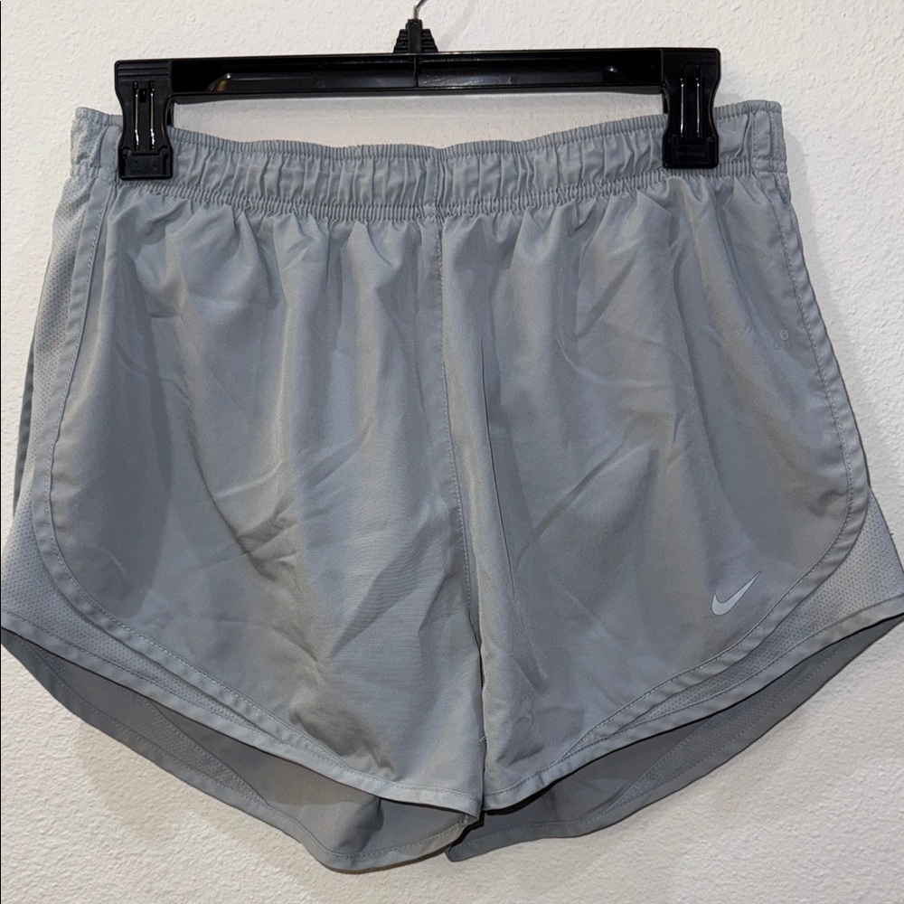 Nike Women's Athletic Shorts in Light Gray